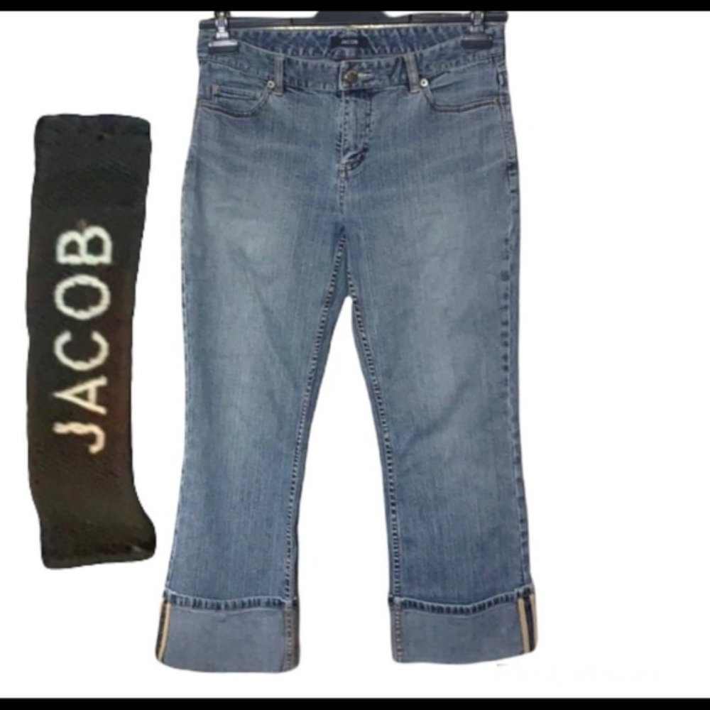 Jacob blue wash straight leg jeans size 5/6